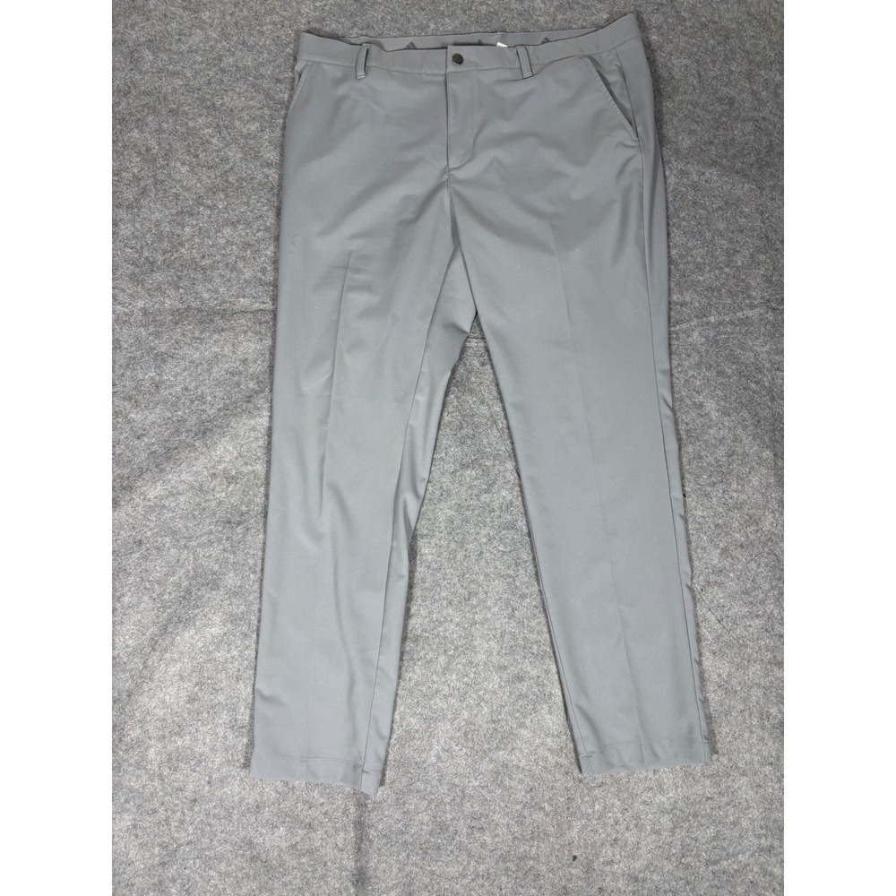 Adidas Mens Golf Pants Size‎ 38x32 Grey Lightweight Performance Flat Front